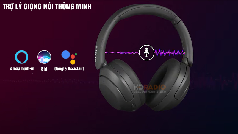  Sony WH-XB910N Được Tích Hợp Trợ Lý Giọng Nói