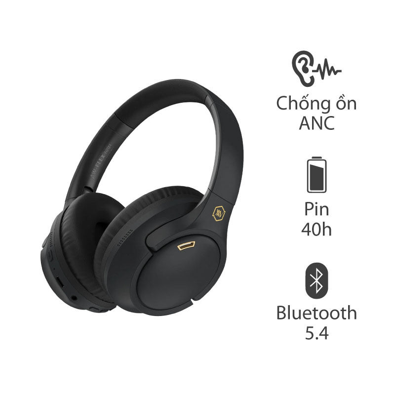 Tai nghe Alpha Works FLEX 680, Chụp tai, Pin 40H, Bluetooth 5.4 (Kèm Jack 3,5mm) Tai nghe Alpha Works FLEX 680, Chụp tai, Pin 40H, Bluetooth 5.4 (Kèm Jack 3,5mm)