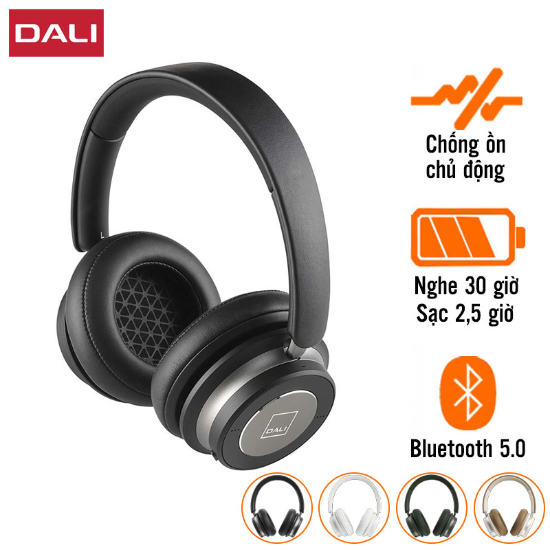 Tai Nghe Dali IO-6 (Chụp Tai, Chống Ồn, Pin 30 Giờ, Bluetooth 5.0)