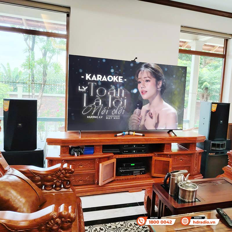 Lắp đặt dàn karaoke cao cấp cho anh Dương ở Chương Mỹ, Hà Nội 
