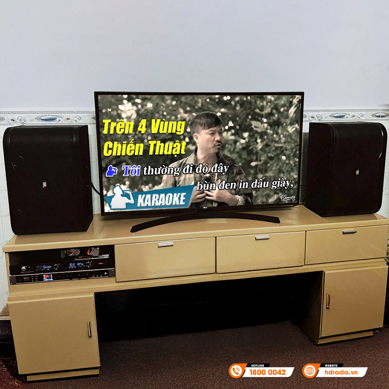 Lắp Đặt Dàn Karaoke JBL GD75 cho chú Trọng ở quận 7, hồ chí minh