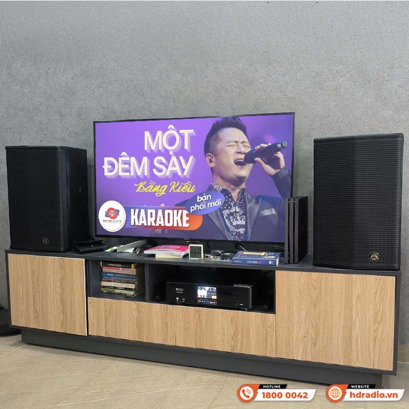 ảnh thực tế Lắp đặt dàn karaoke gia đình Wharfedale KH88 trị giá gần 26 triệu đồng cho anh Nhật tại quận Tân Phú. TP. Hồ Chí Minh