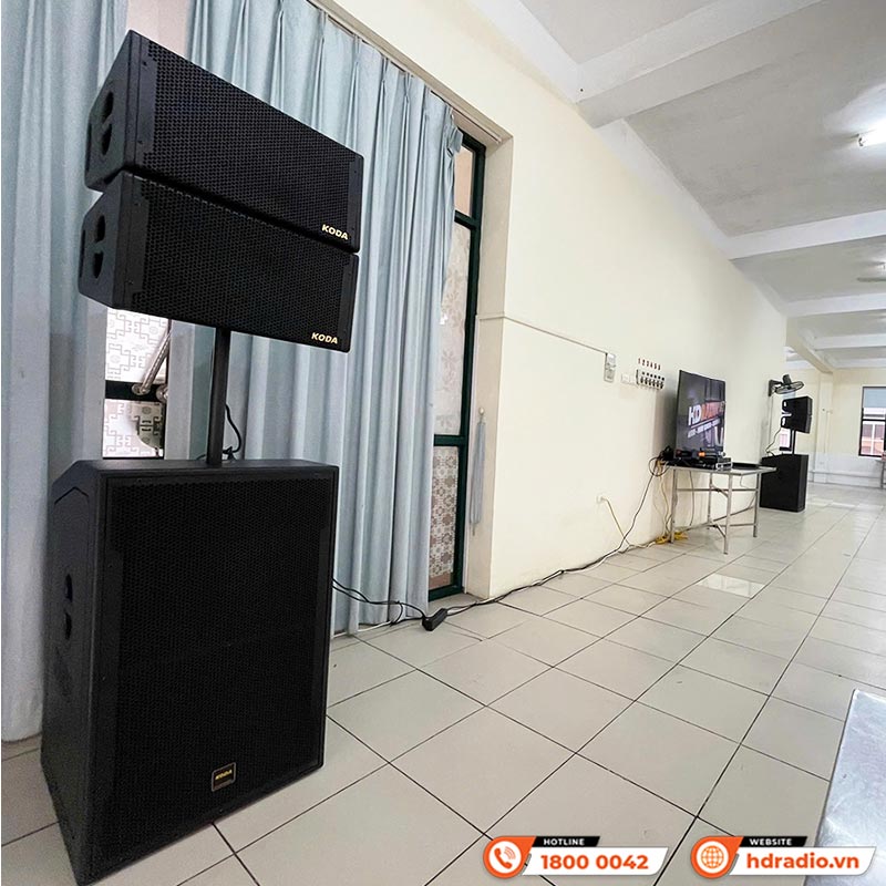 Lắp Đặt Dàn Loa Line Array Trị Giá Hơn 31 Triệu Đồng Tại Doanh Trại Quân Đội Phường Nhân Chính, Thanh Xuân, Hà Nội