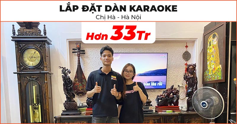 Lắp Đặt Dàn Karaoke Chất Lượng Trị Giá Hơn 33 Triệu Đồng Cho Chị Hà Ở Nam Từ Liêm, Hà Nội (JBL Eon One MK2, Neko DK1000, VinaKTV S600X Max)