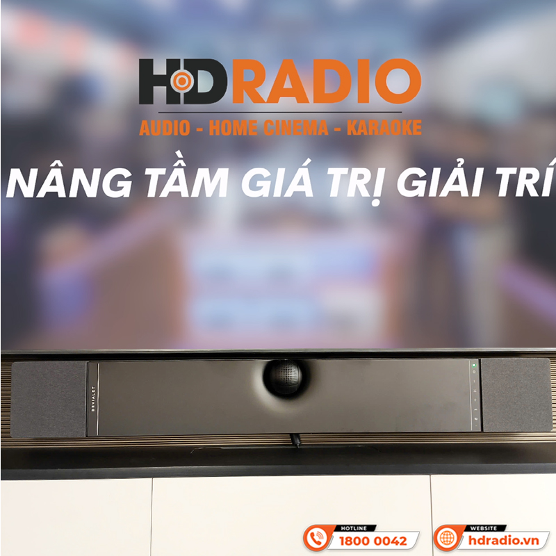 Lắp đặt Loa Soundbar Devialet Dione đẳng cấp trị giá hơn 61 triệu đồng cho chị Trang ở Tây Hồ, Hà Nội