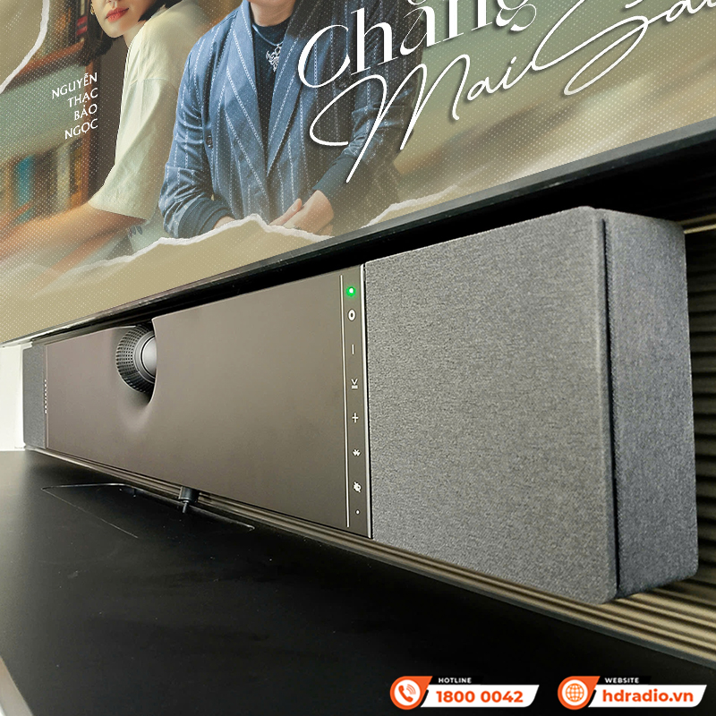 Lắp đặt Loa Soundbar Devialet Dione đẳng cấp trị giá hơn 61 triệu đồng cho chị Trang ở Tây Hồ, Hà Nội