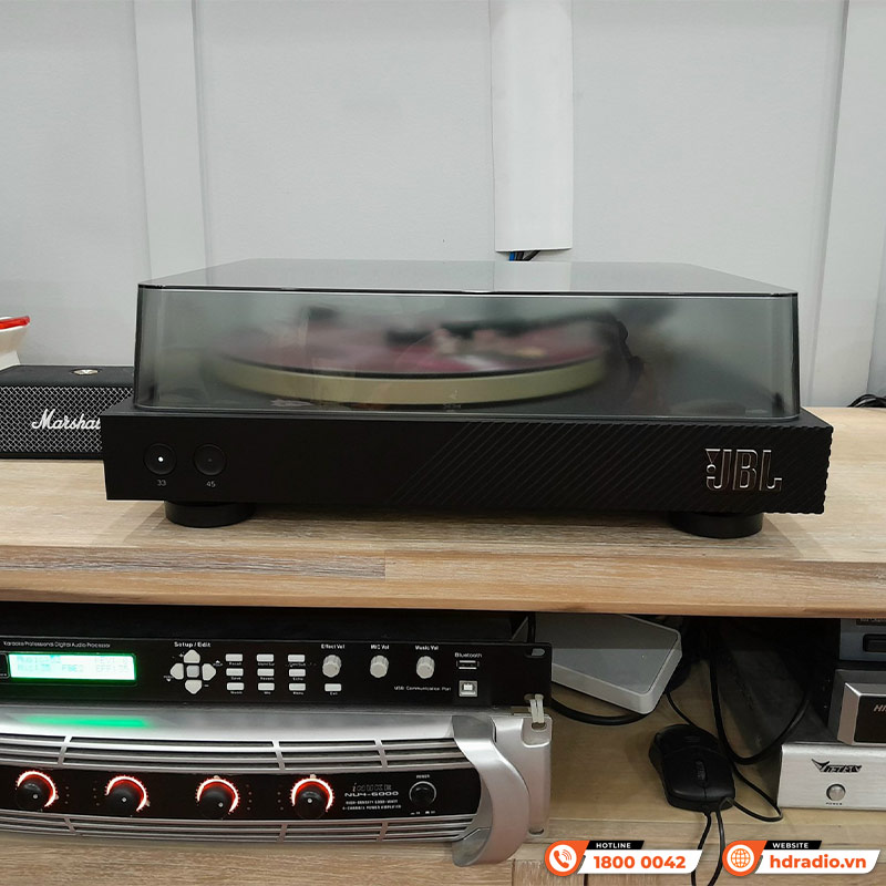 Đầu đĩa than JBL Spinner BT, Bluetooth 5.2 aptX HD (24-bit), RCA Phono, Hộp mực MM (33 1/3, 45 RPM)-4
