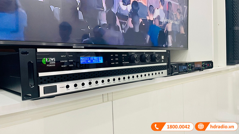 Dàn karaoke Wharfedale HK30 kết hợp sub của anh Danh ở Long Biên, Hà Nội