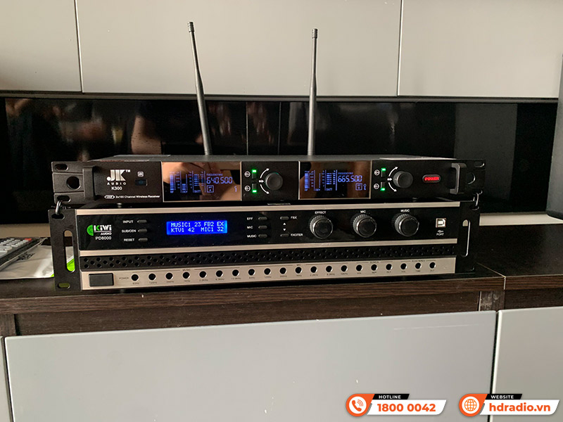 Dàn karaoke của anh Đức ở Quận Hà Đông, Hà Nội