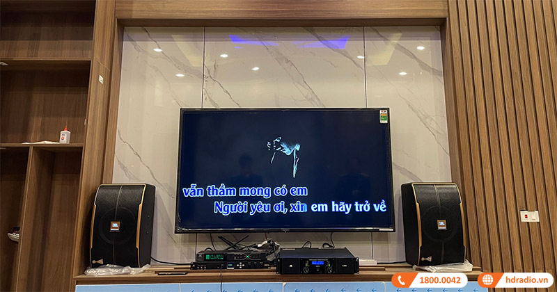 Lắp đặt dàn karaoke chất lượng có trị giá hơn 38 triệu đồng cho anh Dũng ở Sơn Tây, Hà Nội (JBL Pasion 10A, JK Audio H2600, X6000 Plus, B3 Plus)