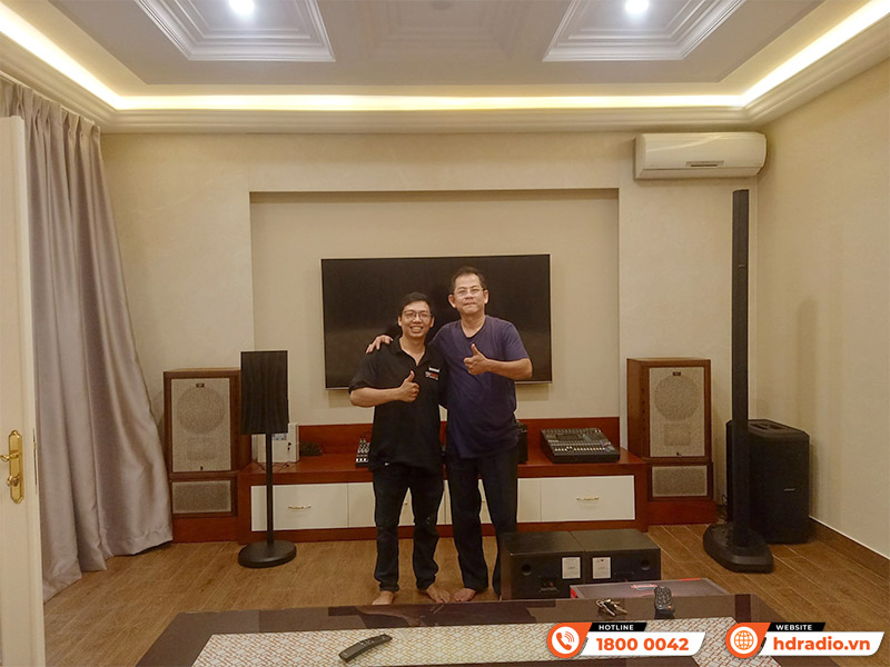 Dàn karaoke gia đình cao cấp của anh Dương ở Quận Bình Tân, Hồ Chí Minh
