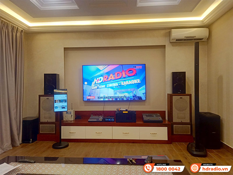 Dàn karaoke gia đình cao cấp của anh Dương ở Quận Bình Tân, Hồ Chí Minh