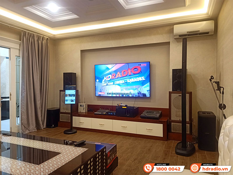 Dàn karaoke gia đình cao cấp của anh Dương ở Quận Bình Tân, Hồ Chí Minh
