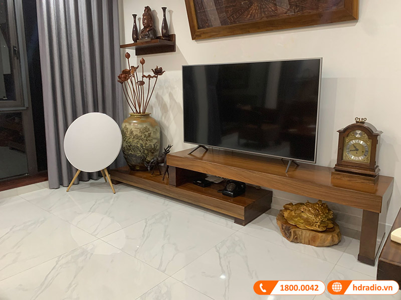Lắp đặt hệ thống loa B&O Beoplay A9 MK4 gần 80 triệu đồng cho anh Dương ở Cầu Giấy, Hà Nội