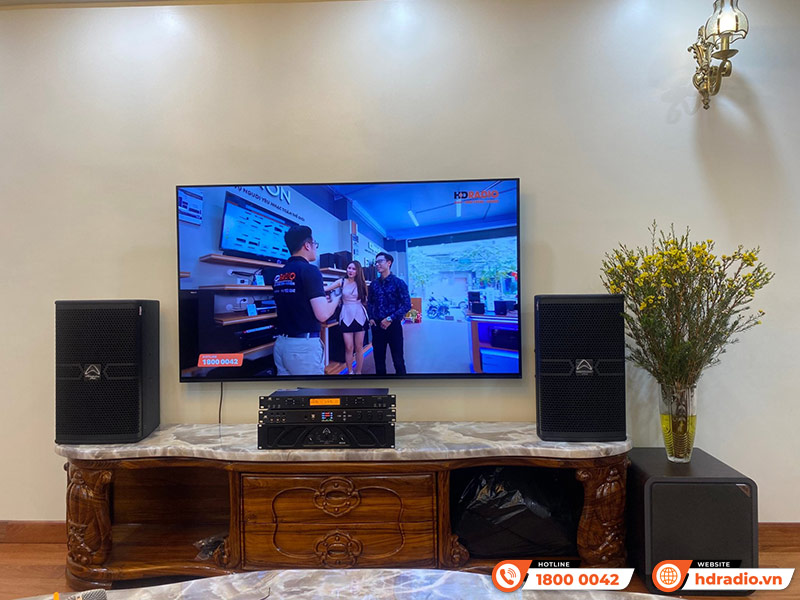 Dàn karaoke chất lượng của anh Hiển ở Tây Hồ, Hà Nội