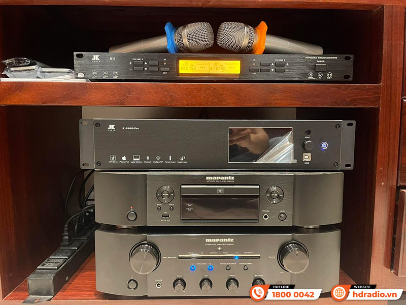 Dàn nghe nhạc và hát karaoke của anh Kiên ở Quận Long Biên, Hà Nội