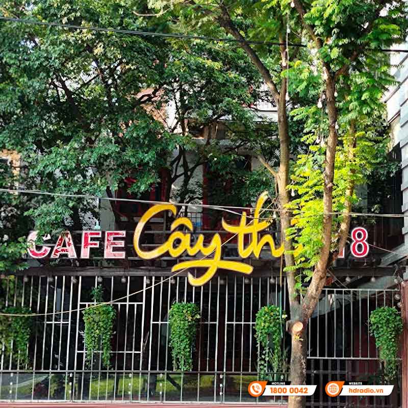 Dàn âm thanh quán Cafe của anh Lâm ở Hoàng Mai, Hà Nội