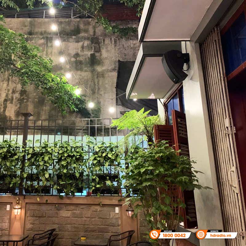 Dàn âm thanh quán Cafe của anh Lâm ở Hoàng Mai, Hà Nội