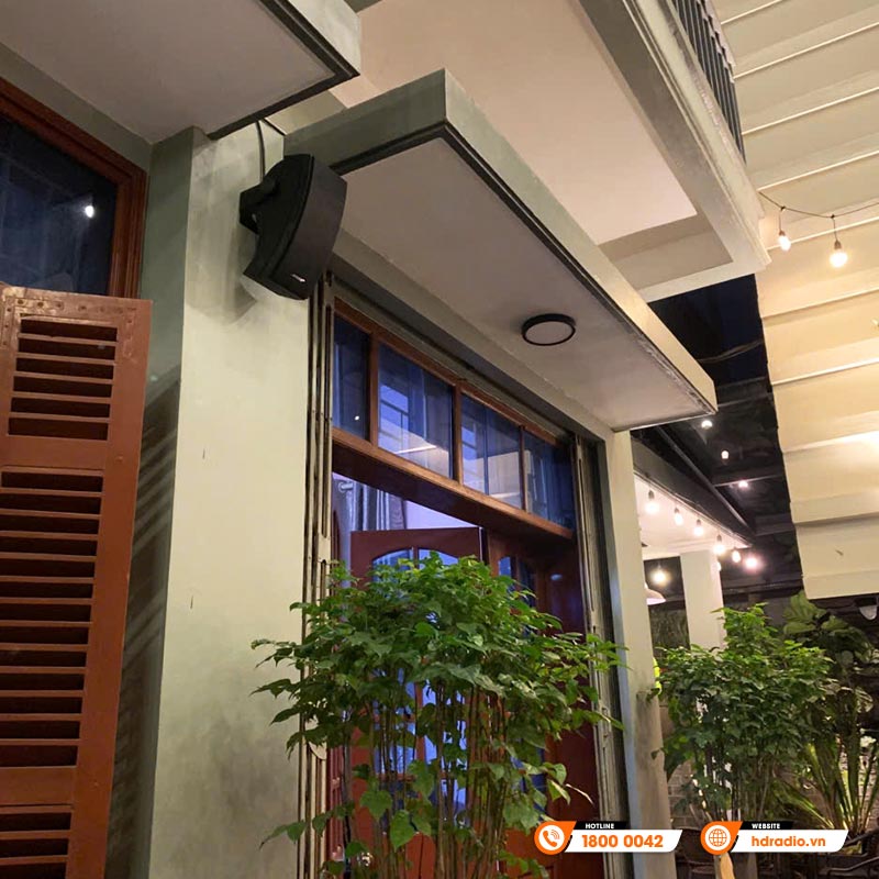 Dàn âm thanh quán Cafe của anh Lâm ở Hoàng Mai, Hà Nội