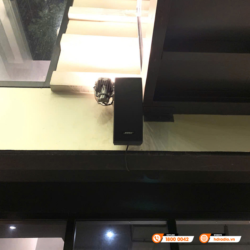 Dàn âm thanh quán Cafe của anh Lâm ở Hoàng Mai, Hà Nội