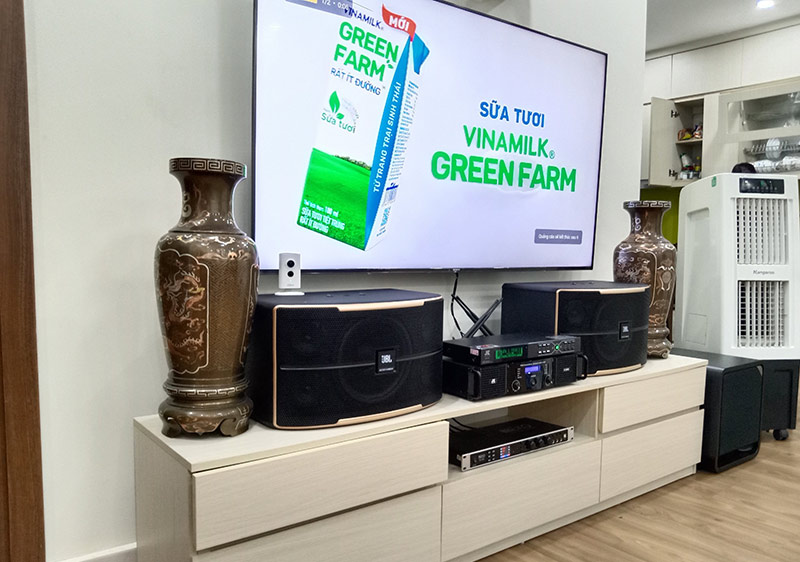 Lắp đặt dàn karaoke HK24 cho anh Lâm ở Hoàng Mai, Hà Nội