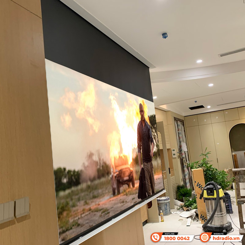 Hệ thống trình chiếu của anh Long ở Quận Tây Hồ, Hà Nội Hệ thống trình chiếu của anh Long ở Quận Tây Hồ, Hà Nội