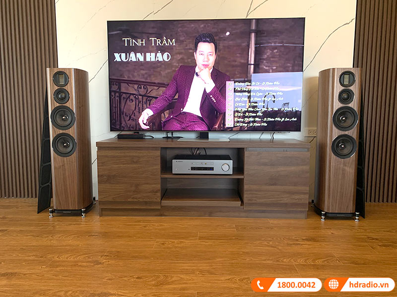 Lap dan nghe nhac Chat Luong gan 63 trieu dong cho anh Manh o Hoang Mai, Ha Noi