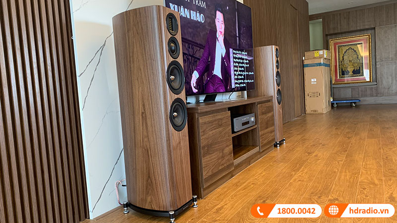 Lap dan nghe nhac Chat Luong gan 63 trieu dong cho anh Manh o Hoang Mai, Ha Noi