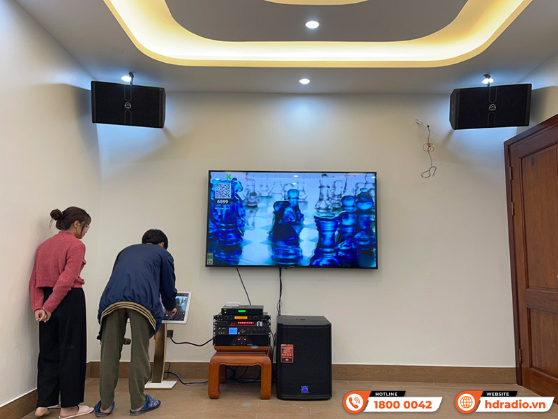 Dàn karaoke Chất Lượng trị giá gần142 triệu đồng của anh Ngọc ở Mê Linh, Hà Nội
