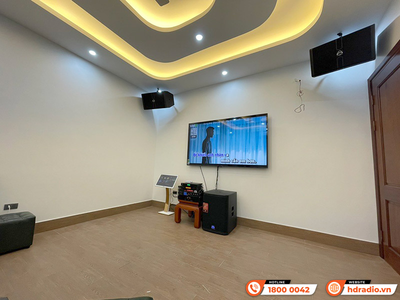 Dàn karaoke Chất Lượng trị giá gần142 triệu đồng của anh Ngọc ở Mê Linh, Hà Nội