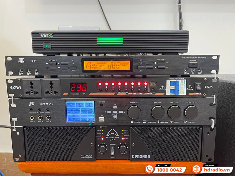 Dàn karaoke Chất Lượng trị giá gần142 triệu đồng của anh Ngọc ở Mê Linh, Hà Nội