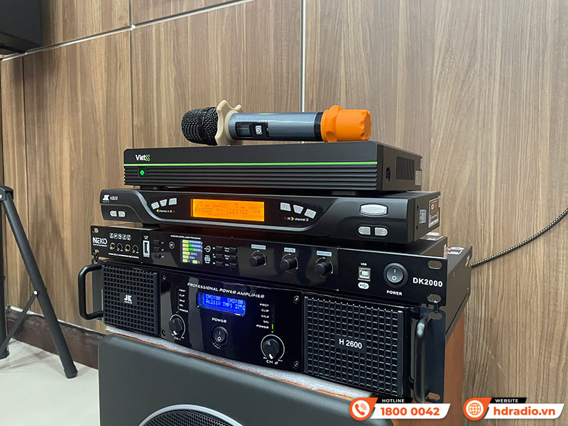 Dàn karaoke Wharfedale KH49 kết hợp đầu ViệtK của anh Nguyên ở Quận Tây Hồ, Hà Nội