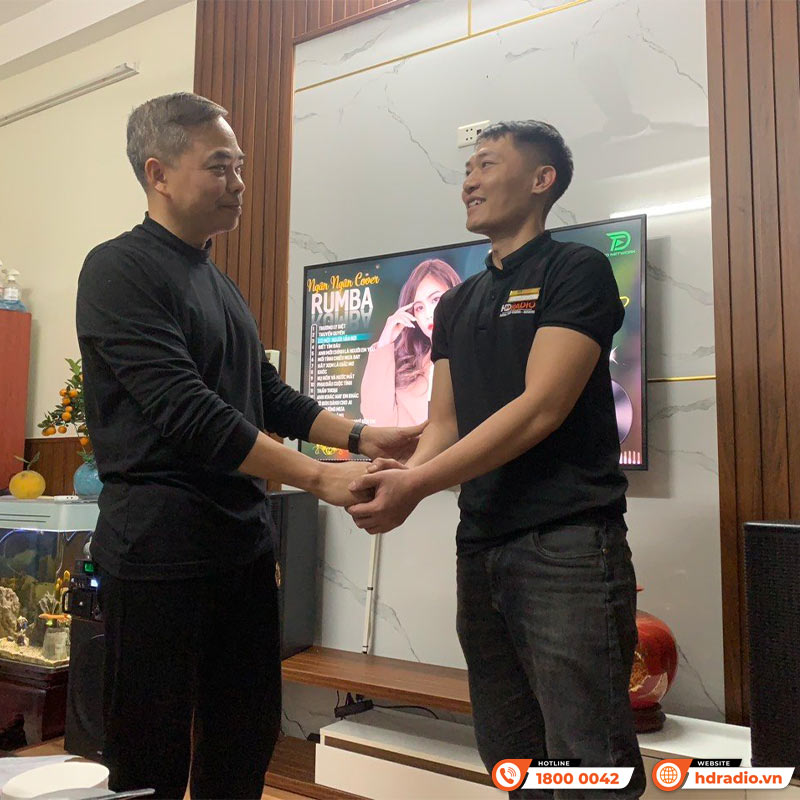 Bộ dàn karaoke Wharfedale KH60 của anh Phong