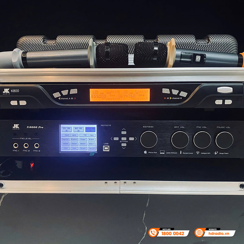 Dàn karaoke Column SK10 (Electro-Voice Evolve 50M, JKAudio K800, X9000 Pro, Tủ Rack ABS 4U)-15