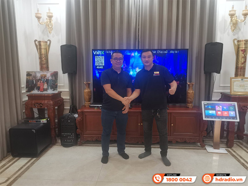 Dàn karaoke của anh Quân ở Sơn Tây, Hà Nội