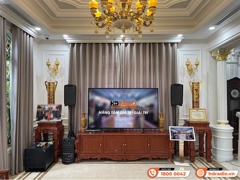 Dàn karaoke của anh Quân ở Sơn Tây, Hà Nội