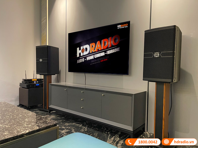 hdradio setup dàn karaoke sử dụng Loa Wharfedale ANGLO E12