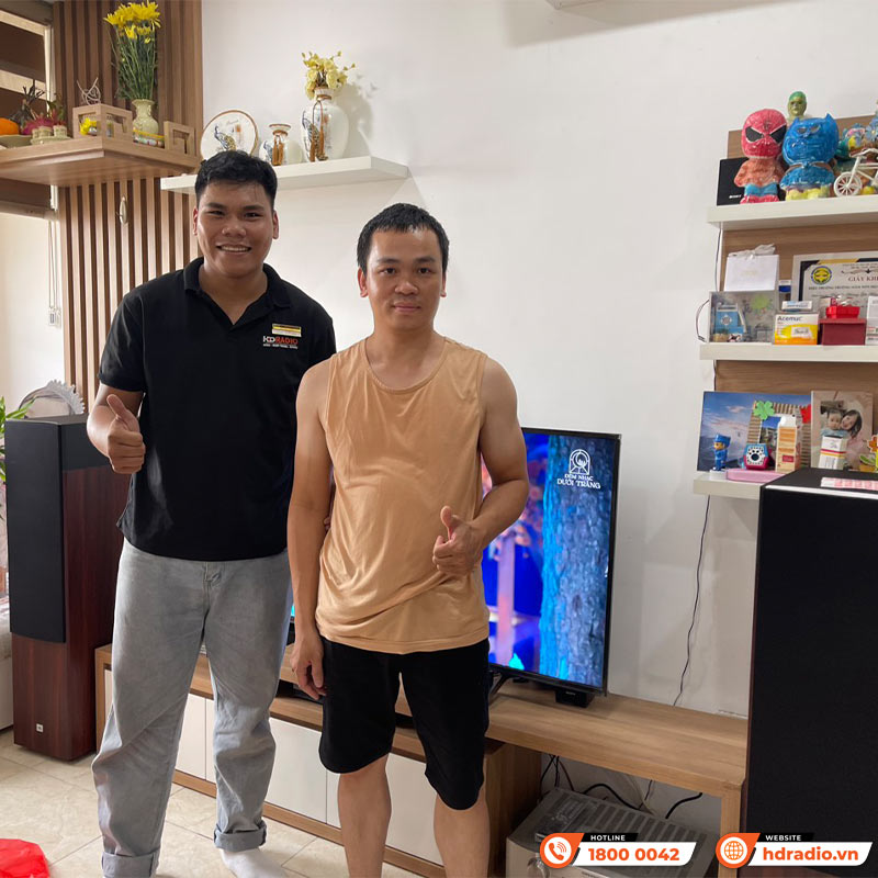 Dàn nghe nhạc cao cấp JBL HD69 của anh Quyết ở Thanh Trì, Hà Nội