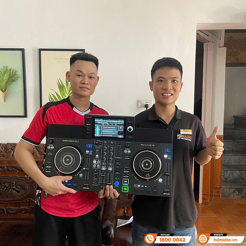 B&agrave;n DJ Denon SC Live 2 của anh T&acirc;n ở Quốc Oai, H&agrave; Nội