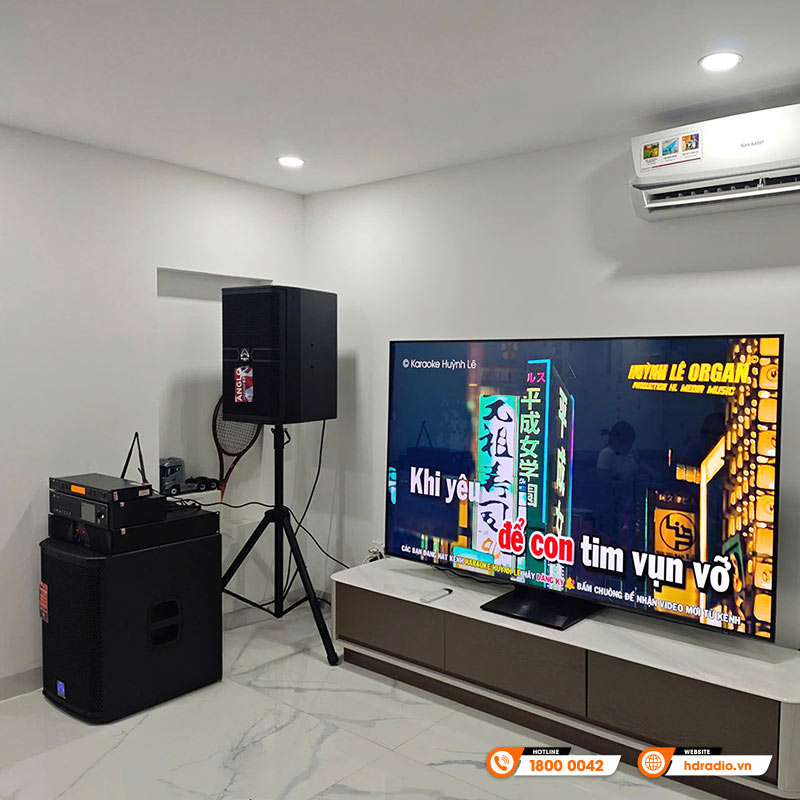 Dàn karaoke cao cấp HDR90 (Wharfedale ANGLO E312, CPD3600, AX15B, JKaudio X9900 Pro, JKAudio B9)-6