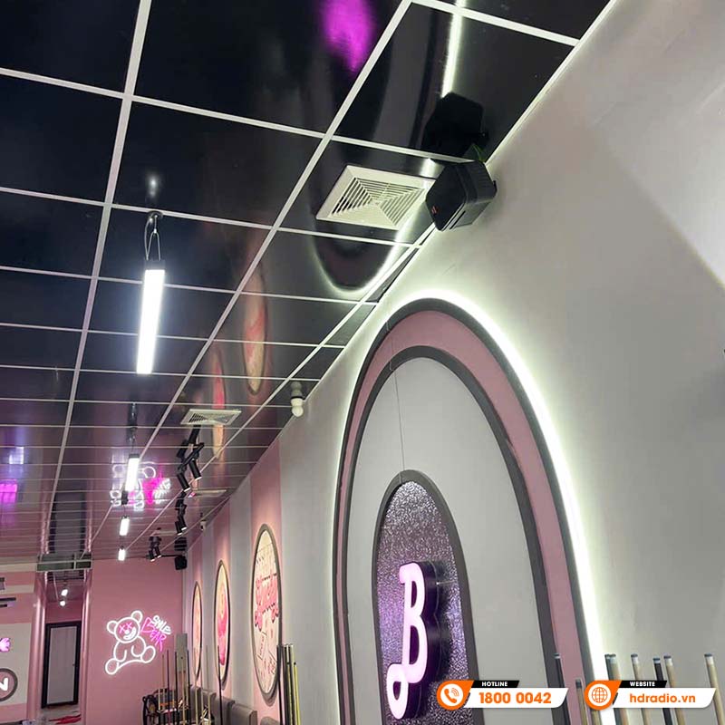 Dàn âm thanh Quán Bi-a của anh Tú ở Hà Nội