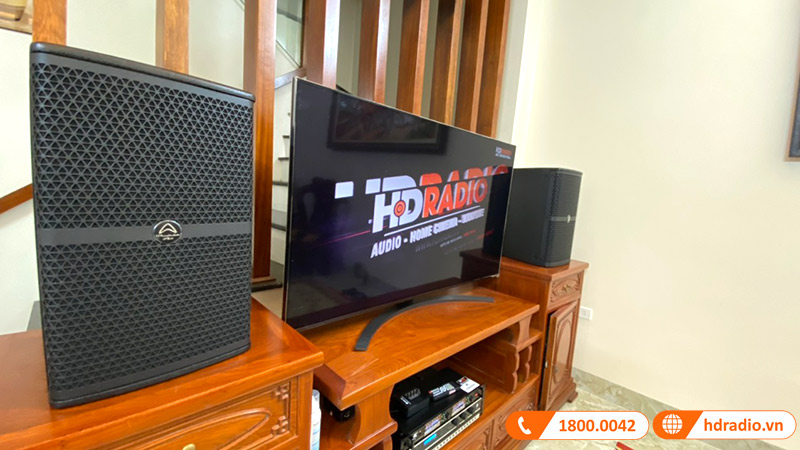 Dàn karaoke Wharfedale HK30 của anh Tuấn ở Hà Đông, Hà Nội