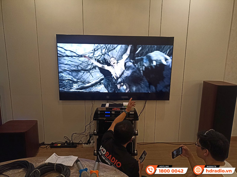 Lắp đặt phòng giải trí tổng hợp chất lượng trị giá hơn 150 triệu đồng cho anh Tùng ở Quận Cầu Giấy, Hà Nội