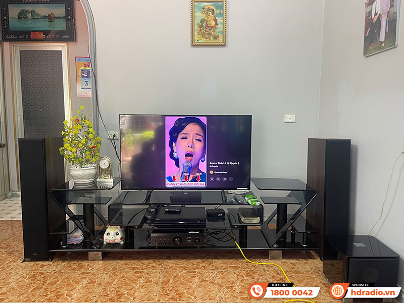 Dàn nghe nhạc 2.1 Klipsch, Denon NN63 của anh Tuyến ở Hạ Long, Quảng Ninh