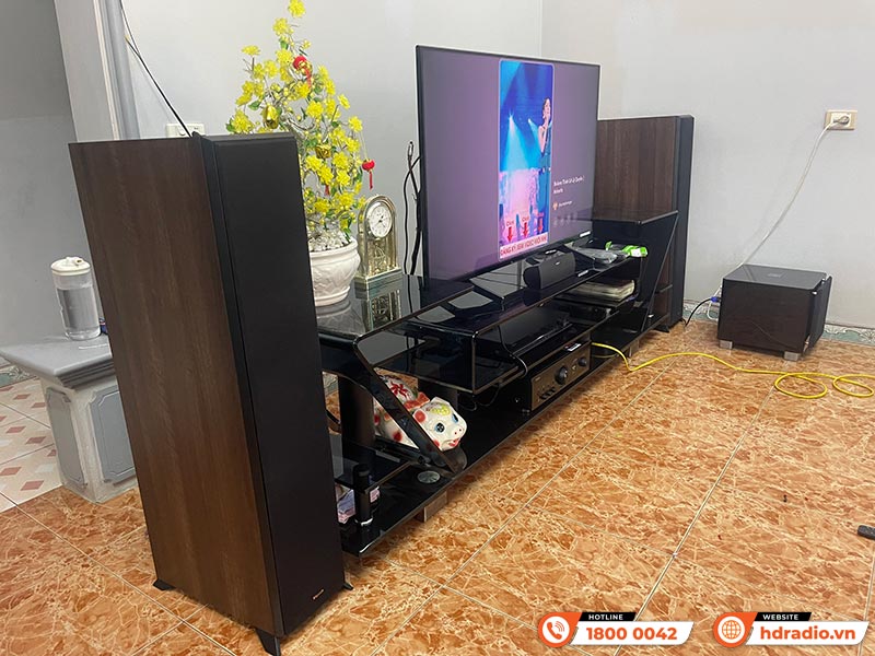 Dàn nghe nhạc 2.1 Klipsch, Denon NN63 của anh Tuyến ở Hạ Long, Quảng Ninh