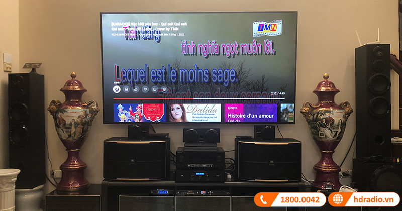 Lắp Dàn Karaoke Gia Đình Trị Giá 39 triệu đồng cho anh Việt ở Hoàng Mai, Hà Nội (JKaudio H2600, JKaudio X600 Plus, JBL Pasion 12, JBL VM300)