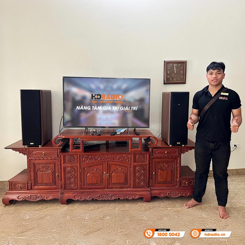 Dàn loa Kadma BS56 của chị Giang ở Thanh Trì, Hà Nội