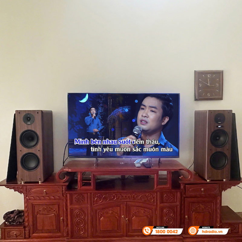 Dàn loa Kadma BS56 của chị Giang ở Thanh Trì, Hà Nội