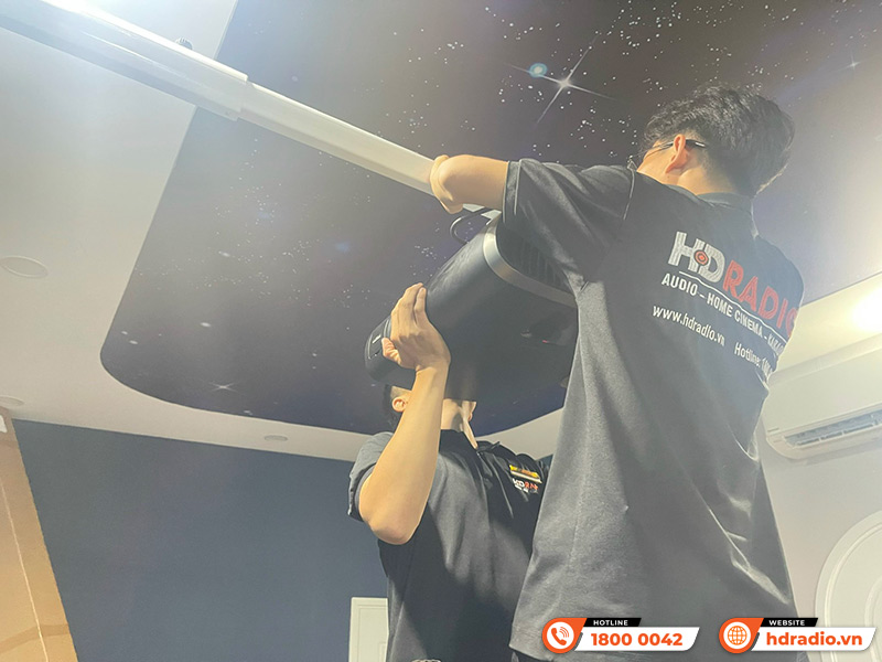 Lắp đặt hệ thống giải trí tổng hợp trị giá gần 319 triệu đồng cho chị Hà ở Huyện Bình Chánh, TP.Hồ Chí Minh