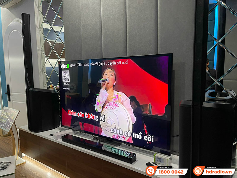 Lắp đặt hệ thống giải trí tổng hợp trị giá gần 319 triệu đồng cho chị Hà ở Huyện Bình Chánh, TP.Hồ Chí Minh